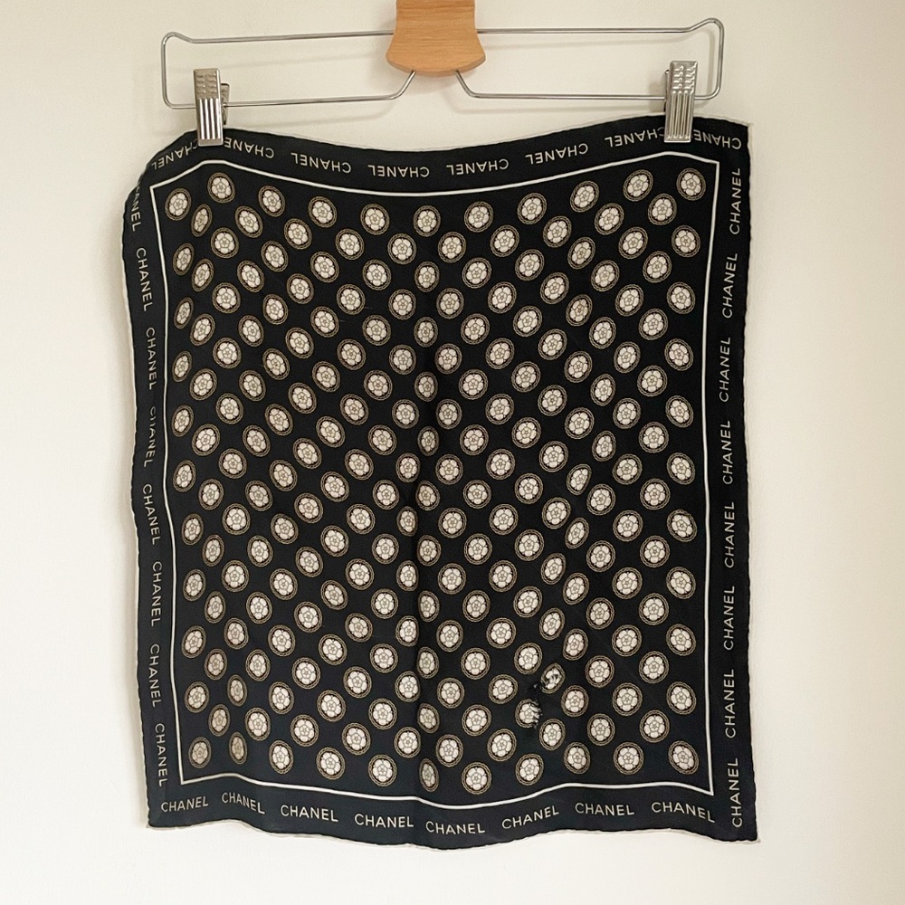 Chanel Vintage Silk Scarf